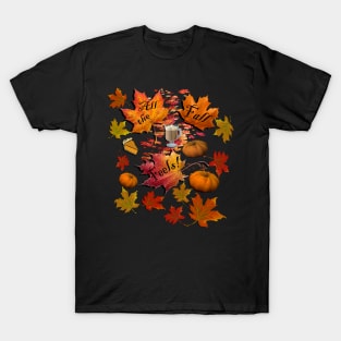 Fall Lover Quote, All The Fall Feels! Design Autumn T-Shirt